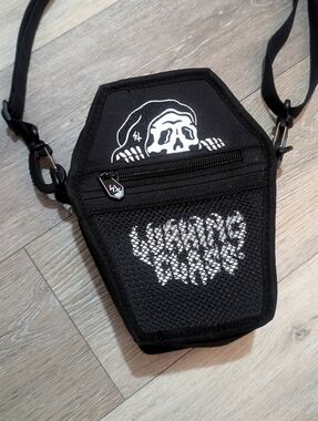 Lurking Class Lurker Coffin Sling Bag Grim reaper Black Embroidered